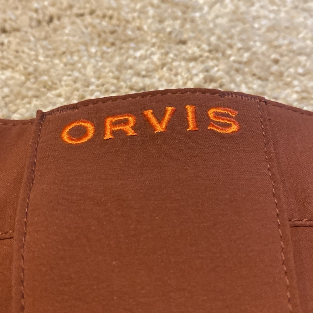 ORVIS NWT Jackson Quick Dry 9” Shorts UPF 50+ Terracotta Gorpcore Size W42 SU24 - Picture 7 of 9